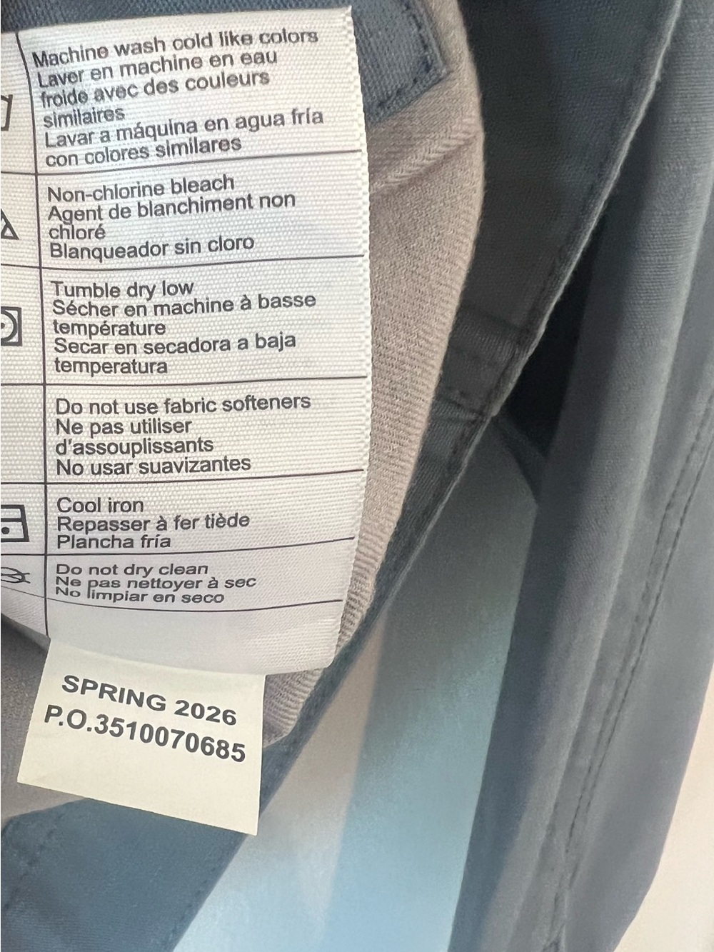 NEW Carhartt Blue Ripstop Utility Jacket Women’s XS Relaxed Fit Coat Workwear - Picture 7 of 7